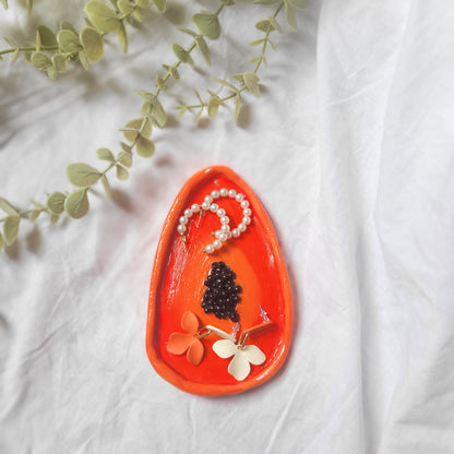 Porte-bijoux papaye