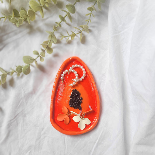 Porte-bijoux papaye