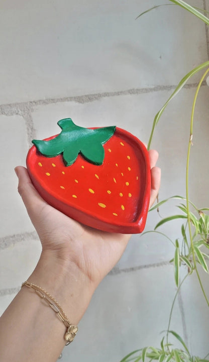 Coupelle à bijoux Fraise