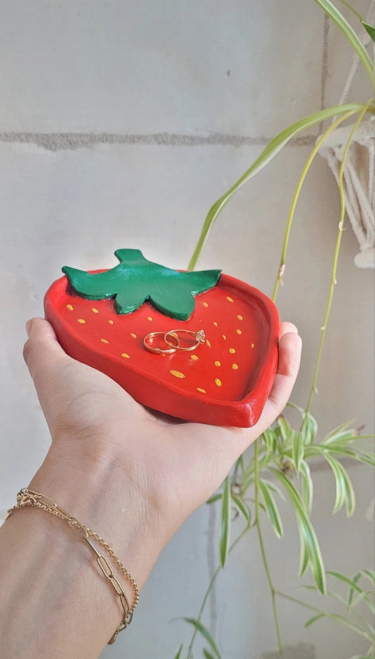 Coupelle à bijoux Fraise
